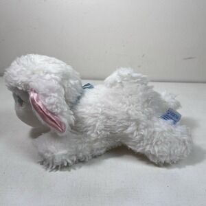 Eden Musical Animated Wind Up White Lamb Plush Toy Mary Had a Little Lamb